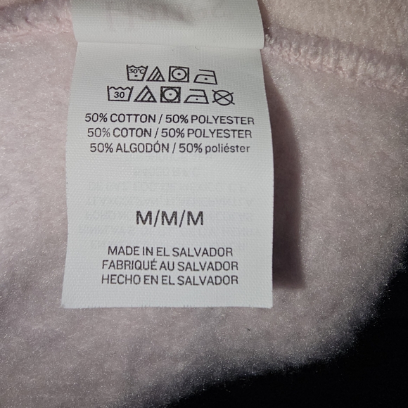 Hanes Light Pink Women's Hoodie Jacket - Picture 5 of 5